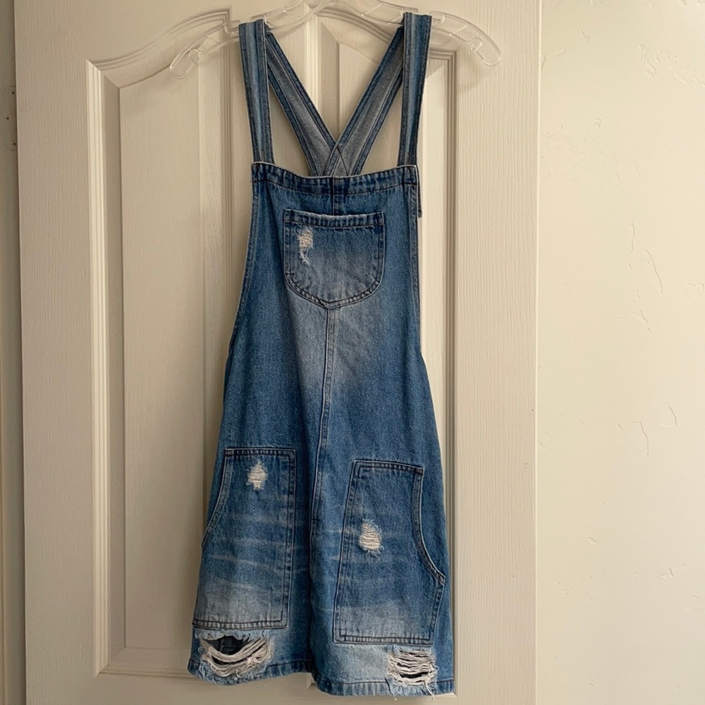 Overall Jean dress
